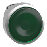 Schneider Head for illuminated pushbutton, green, Ø 22